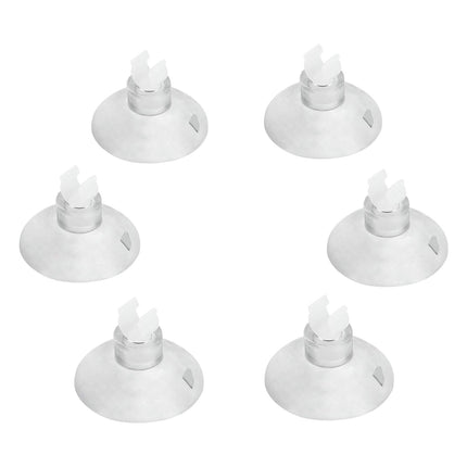 Pawfly Aquarium Suction Cup Clips for Standard 3/16" ID Airline Tubing Clear Air Hose Holder Clamp Accessories for Fish Tank Aeration Setup, 20 Pack
