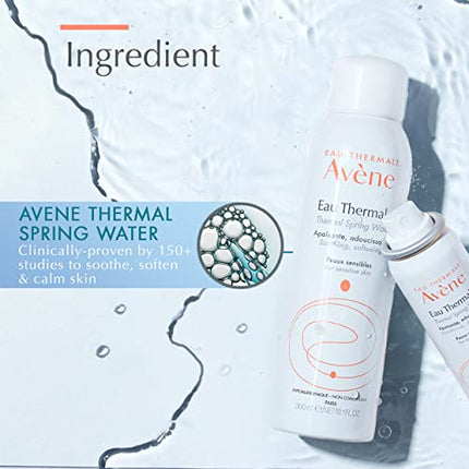 Eau Thermale Avène Thermal Spring Water, Soothing Calming Facial Mist Spray for Sensitive Skin - 10.1 fl. oz.