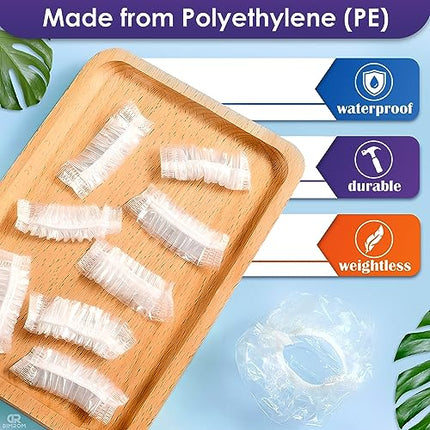 buy 200 Pack Disposable Ear Covers for Shower - Ear Protectors Waterproof Ear Covers for Swimming Ear Covers in india