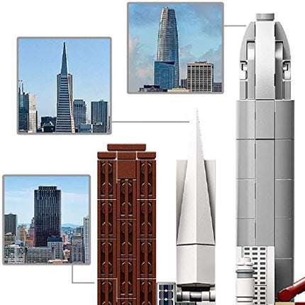 buy LEGO Architecture Skyline Collection 21043 San Francisco Building Kit Includes Alcatraz Model, Golden Gate Bridge and other iconic attractions in India.