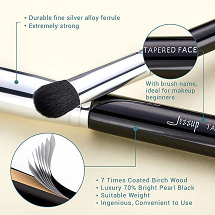 buy Jessup Pro Makeup Brushes 15 Pcs Makeup Brush Set Beauty Cosmetics Make Up Powder Foundation Eyeshad in India