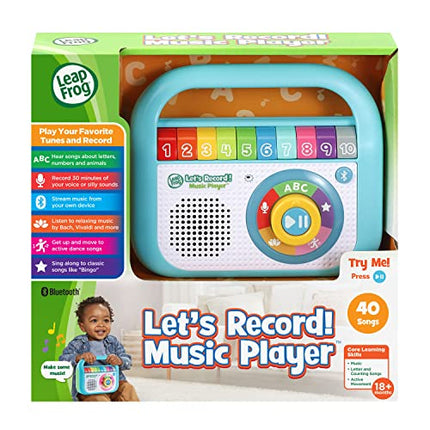 LeapFrog Let’s Record Music Player, Teal