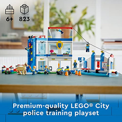 buy LEGO City Police Training Academy 60372, Station Playset with Obstacle Course, Horse Figure, Quad Bike in India