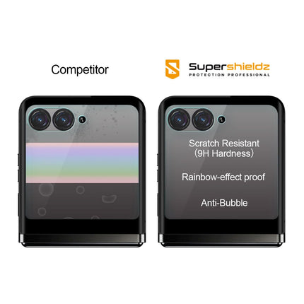 Buy Supershieldz (2 Pack) Designed for Motorola Razr+ / Plus (2023) (Front Screen Only) Tempered Glass Screen Protector in India
