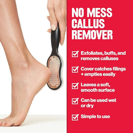 Revlon Callus Remover, Foot File for Wet or Dry Skin, Pedicure Tools,Gently Removed Callus and Dead Skin, Easy to Use (Pack of 1)