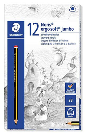 Buy STAEDTLER Noris Ergosoft 153 Jumbo Learners Pencil 2B Box Of 12 in India India