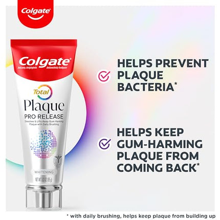 Buy Colgate Total Plaque Pro Release Whitening Toothpaste, 2 Pack, 3.0 Oz Tubes in India India