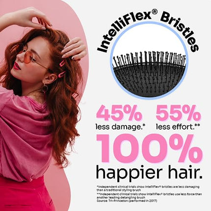 buy Wet Brush Kids Detangler Hair Brushes - Midi Hearts - Detangling Brush with Ultra-Soft IntelliFlex B in India