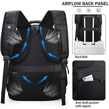 Buy NUBILY Laptop Backpack 17 Inch Waterproof Extra Large TSA Travel Backpack Anti Theft College Business in India