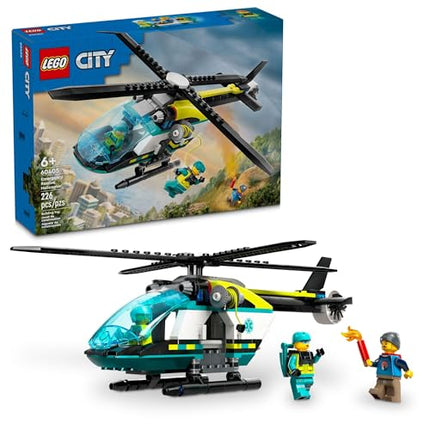 buy LEGO City Emergency Rescue Helicopter, Toy Aircraft Playset for Kids, Fun Gift for Boys and Girls in India