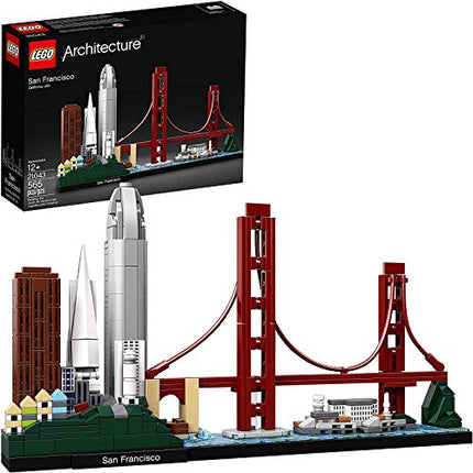 buy LEGO Architecture Skyline Collection 21043 San Francisco Building Kit Includes Alcatraz Model, Golden Gate Bridge and other iconic attractions in India.