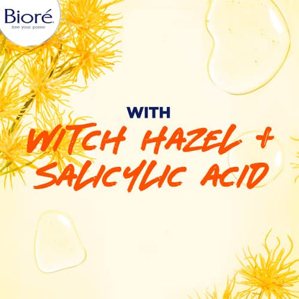 Bioré Witch Hazel Pore Clarifying Acne Face Wash, Exfoliating Facial Cleanser, 2% Salicylic Acid Acne Treatment for Acne Prone, Oily Skin, 6.77 Ounce