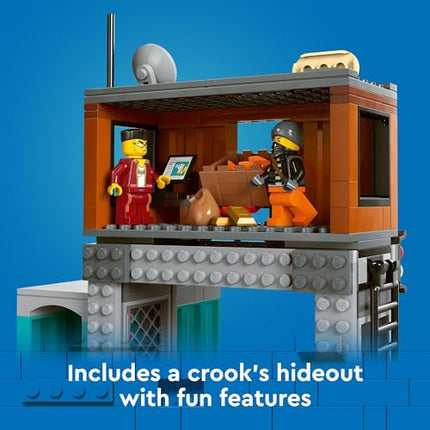 buy LEGO City Police Speedboat and Crooksâ€™ Hideout Boat Toy, Fun Gift for Boys, Girls and Kids Ages 6 in India