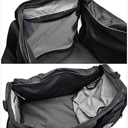 NIKE Brasilia Training Duffel Bag, Midnight Navy/Black/White, Medium