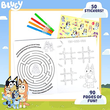 buy Bluey Coloring & Activity & Sticker Book, Great for at-Home Kids Activities, Perfect Road Trip & Travel Companion in India