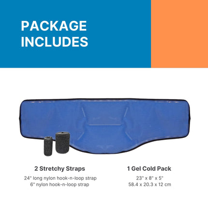 buy FlexiKold Neck Ice Pack Wrap with Straps – Ice Packs for Injuries Reusable, Flexible Neck Pain Relief, Ice Pack for Neck – Neck Cooling Wraps, Cold Compress, Cooling Neck - 6301-COLD-STRAP in India.