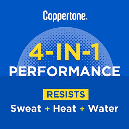Coppertone Sport Sunscreen Spray, Broad Spectrum SPF 15 Water Resistant Spray Sunscreen, 5.5 Oz