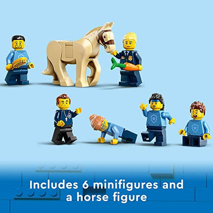 buy LEGO City Police Training Academy 60372, Station Playset with Obstacle Course, Horse Figure, Quad Bike in India