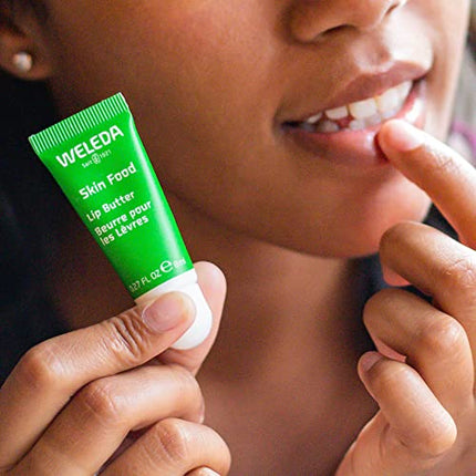 Buy Weleda Skin Food Lip Butter, 0.27 Ounce, Plant Rich Moisturizing Lip Care with Sunflower Seed Oil, Chamomile and Calendula in India