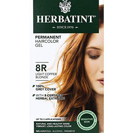 Buy HERBATINT 8R Light Copper Blonde Permanent Hair Colour, 4 OZ in India India