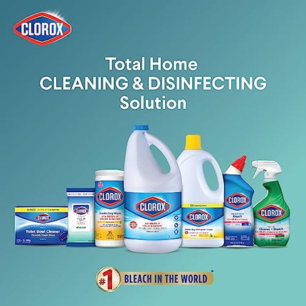 Clorox Toilet Bowl Cleaner, Clinging Bleach Gel, Cool Wave Scent, 24 Ounces