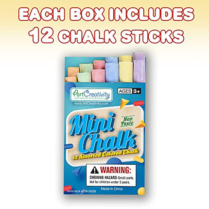 buy ArtCreativity 288 Count Mini Chalk Set for Kids in India