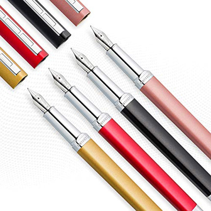 buy STAEDTLER Triplus 474 F11-3 Fountain Pen, Glorious Gold, Premium Quality Metal Casing in Ergonomic T in India
