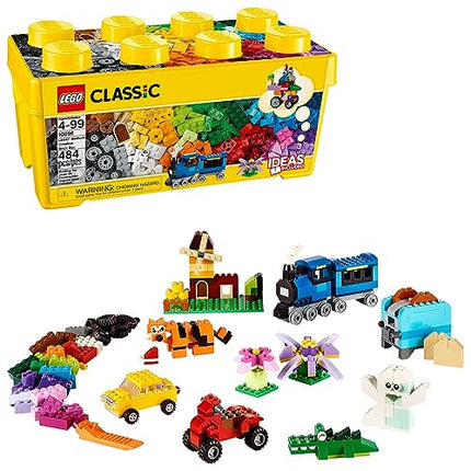 buy LEGO Classic Medium Creative Brick Box 10696 Building Toy Set - Featuring Storage, Includes Train, in India