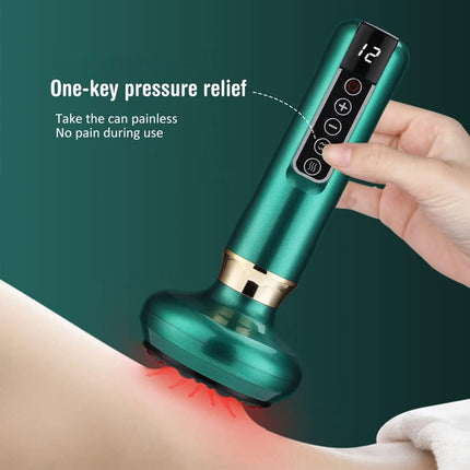 Maxbell Electric Cupping Massager - Household Cup Instrument for Fat Burning, Cellulite Reduction, and Muscle Relaxation