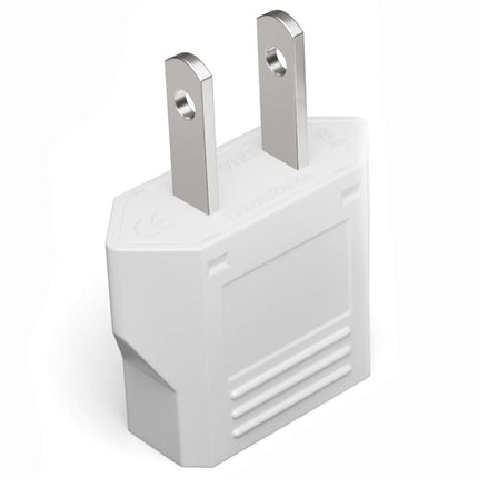 Buy Unidapt Small European to American Outlet Plug Adapter, EU to US Adapter, Universal Input Europe in India