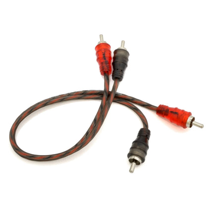 The Wires Zone 1ft 2-Channels Male-to-Male Twisted Pair OFC RCA Interconnect Cable