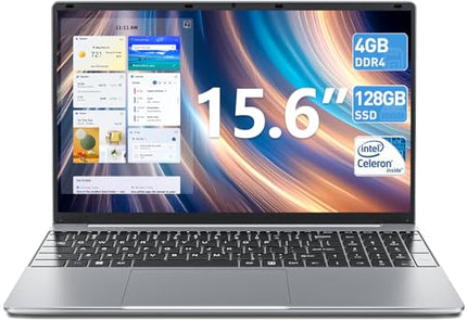 Buy SGIN Laptop 15.6 Inch, 4GB DDR4 128GB SSD Laptops Computer with Intel Celeron Processor, Intel U in India