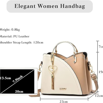 Maxbell Waterproof Leather Crossbody Bags for Women with Removable Straps - Stylish Fashion Clutches in India