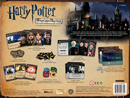 Buy USAOPOLY Harry Potter Hogwarts Battle Cooperative Deck Building Card Game in India