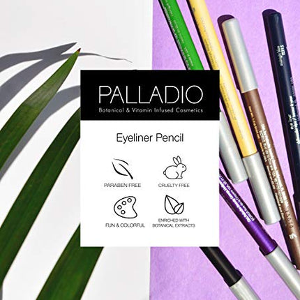 buy Palladio Wooden Eyeliner Pencil, Thin Pencil Shape, Easy Application, Firm yet Smooth Formula, Perfe in India