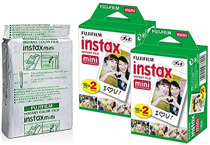 buy Fujifilm Instax Mini Instant Film,10 Sheets×5 Pack(Total 50 Shoots) [Bulk Packaging] International Version in India