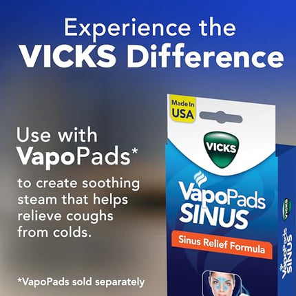 Vicks Personal Steam Inhaler for Congestion Relief and Coughs. Soft Face Mask for Targeted Steam. More Relief When Used with VapoPads.
