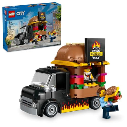 buy LEGO City Burger Truck Toy Building Set, Fun Gift for Kids Ages 5 Plus, Burger Van and Kitchen in India