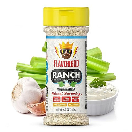 Buy Ranch Seasoning by Flavor God, Sugar Free Ranch Substitute Low Sodium Seasoning, Gluten-Free Dry in India.