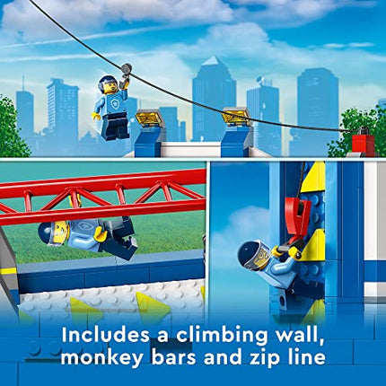 buy LEGO City Police Training Academy 60372, Station Playset with Obstacle Course, Horse Figure, Quad Bike in India