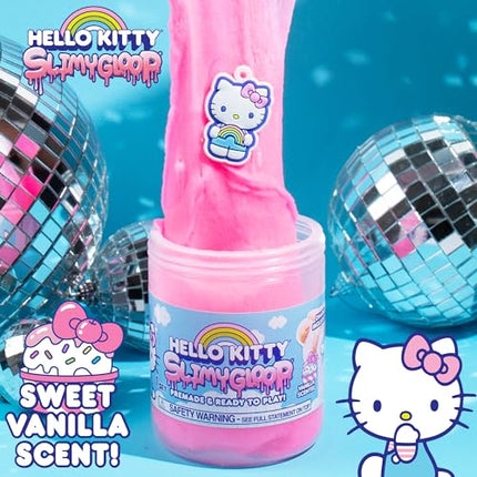 Buy Hello Kitty SLIMYGLOOP, 8 oz. Pink Crystal Slime, Vanilla Scented with Sprinkles, Pearls & Hello Kit in India