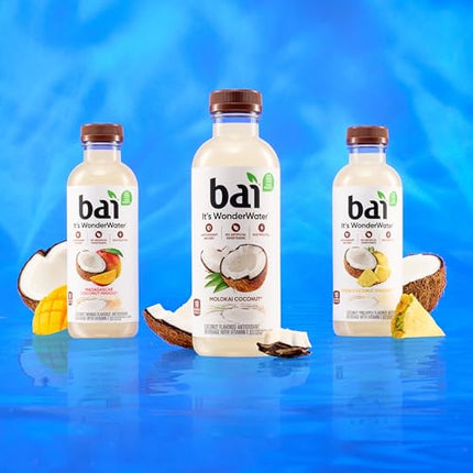 Buy Bai Antioxidant Infused Water Beverage, Molokai Coconut 12 Pack in India - Vitamin C, No Artificial Sweeteners, 18oz Bottle