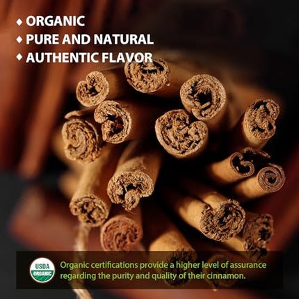 Buy Soeos Organic Ceylon Cinnamon Sticks, Cinnamon, Ground Cinnamon, Cinnamon Sticks, 100% Raw, Non- in India