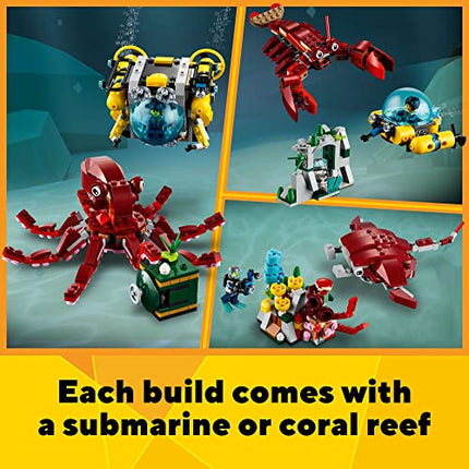 buy LEGO Creator 3 in 1 Sunken Treasure Mission Submarine Toy in India