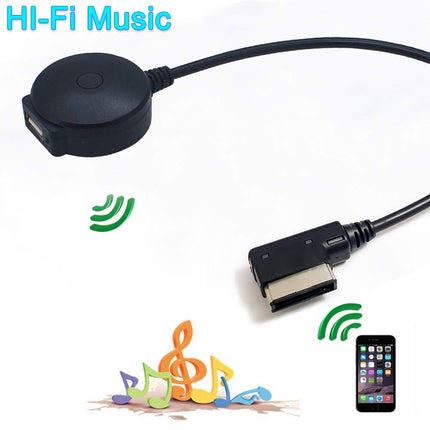 Bojer Bluetooth Adapter Compatible with Mercedes Benz MMI Port Cell Phone Apple iPhone iPod Android Capable Devices Play HiFi Music