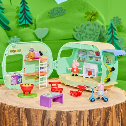 Buy Peppa Pig Caravan Playset with 3 Figures and 6 Accessories, Preschool Toys for 3 Year Old Girls and Boys and Up in India