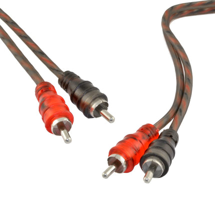 The Wires Zone 15ft 2-Channels Male-to-Male Twisted Pair OFC RCA Interconnect Cable