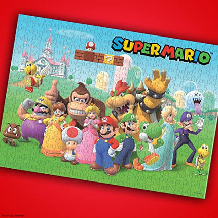 buy Super Mario "Mushroom Kingdom" 1,000 Piece Jigsaw Puzzle | Collectible Super Mario Puzzle Artwork in India