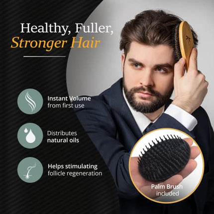 Buy Belula Boar Bristle Hair Brush for Men Set.Styling Mens' Hair Brush with Nylon Pins. Boar Bristle Br.in India