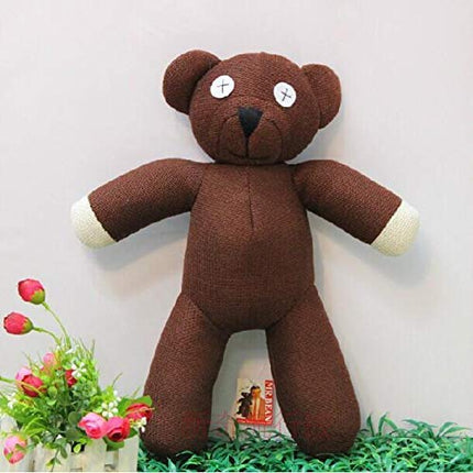 Yancos Teddy Bear Plush Figure Doll Toy Brown Stuffed Animal Teddy Bear Plushies Home Decor Gift for Kids 9”